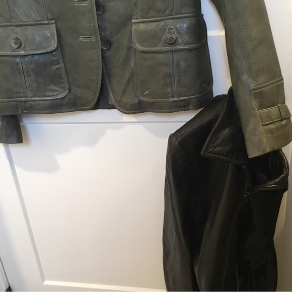 DANIER Leather Jacket, ladies M , button front. - Picture 7 of 10